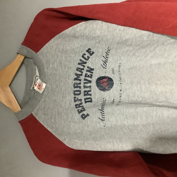 Vintage Adidas Crew Neck Sweatshirt - Size M - Grey Marl - P2P 24” - Picture 7 of 8